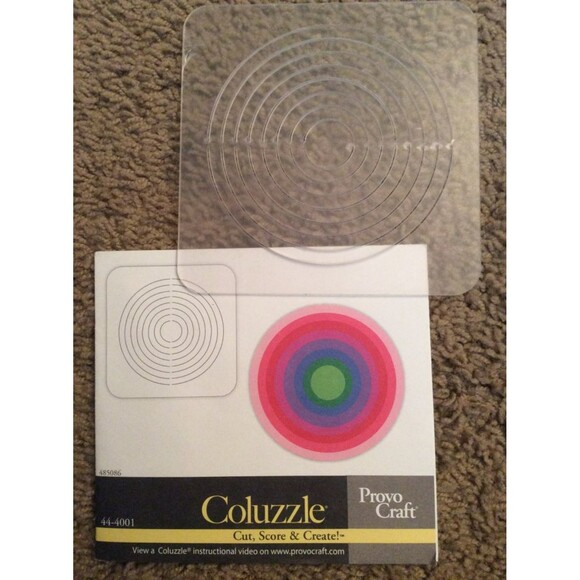 4 Coluzzle Cutting Templates by Provo Craft B18 - Picture 5 of 5